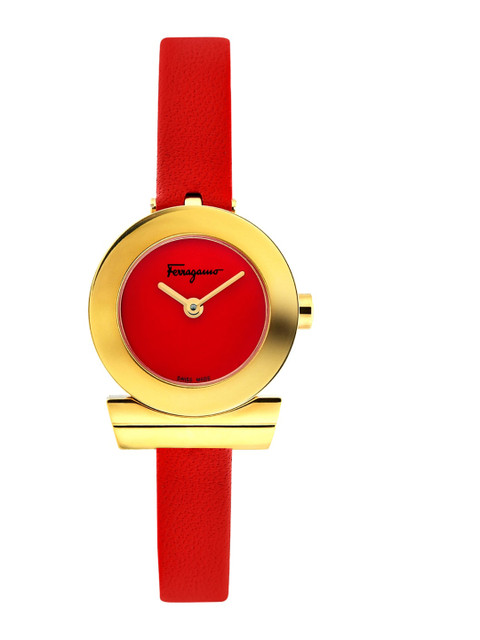 

Salvatore Ferragamo Women Black Analogue Watch, Gold