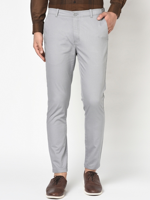 

Blackberrys Men Grey Loose Fit Regular Trousers