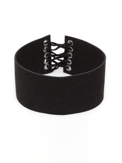 

CRZ Black Alloy Handcrafted Necklace