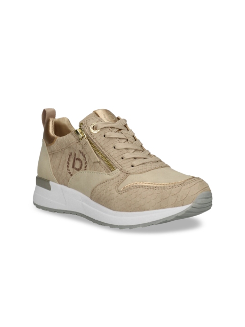 

Bugatti Women Beige Printed Casual Sneakers