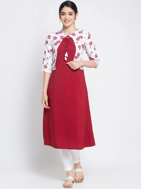

Alc Creations Women Maroon Kurta