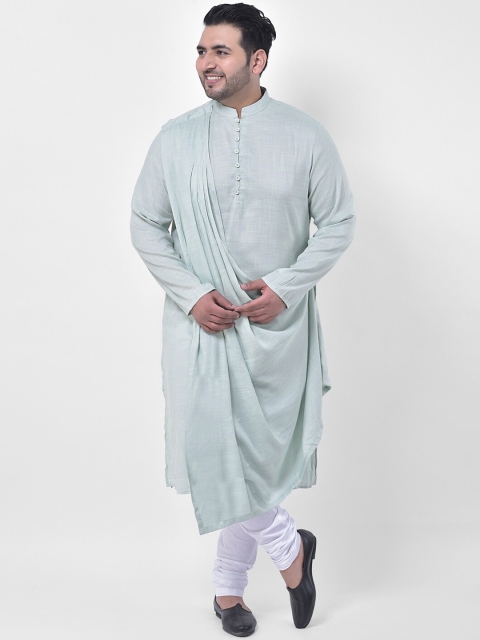 

DEYANN PLUS Men Green Kurta