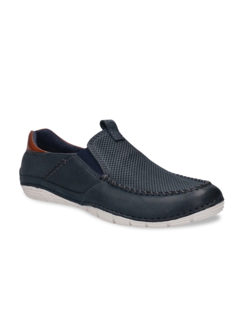 

Bugatti Men Blue Driving Shoes
