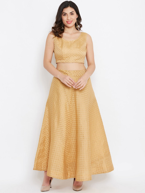

TULIP 21 Beige Ready to Wear Lehenga with Blouse