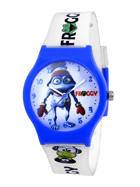 

Kool Kidz Unisex Kids White & Blue Analogue Watch KOOL KIDZ 4001 BL.WH