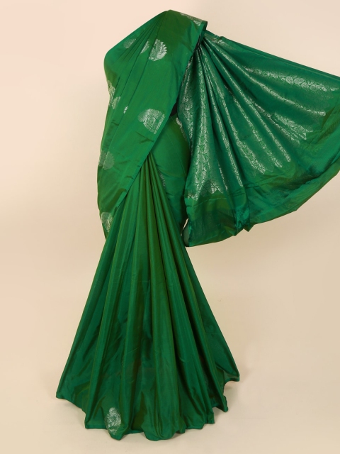 

Pothys Green Silk Cotton Woven Design Kanjeevaram Saree