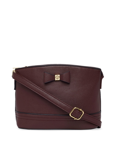

CERIZ Burgundy Solid Sling Bag