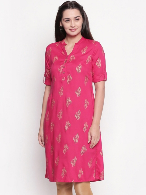 

Rangmanch by pantaloons Women Pink Kurta