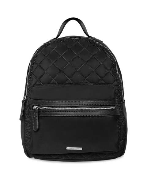 

Forever Glam by Pantaloons Women Black Checked Backpack