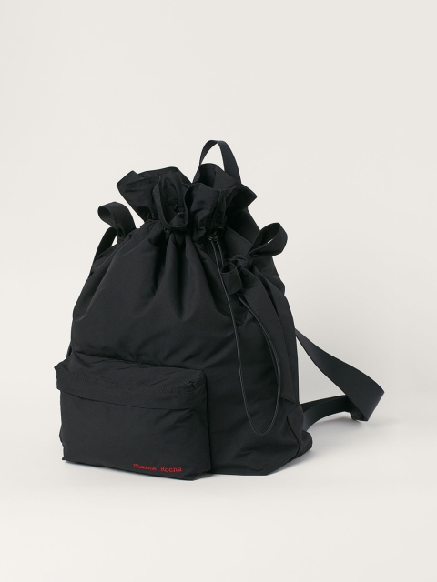 

H&M X Simone Rocha Men Black Large Nylon Backpack