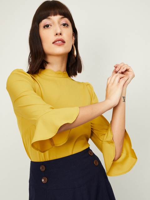 

CODE by Lifestyle Mustard Regular Top