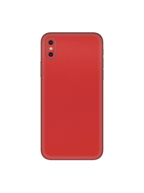 

Trendy Skins Red Solid Matte iPhone Xs Max Sustainable Mobile Skin