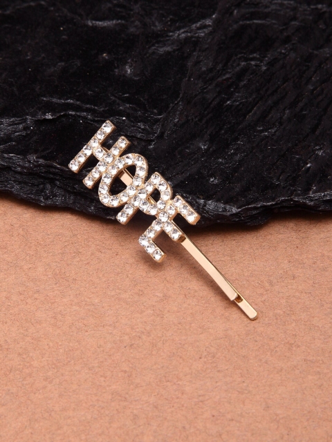 

Ferosh Gold-Toned Embellished Bobby Pins