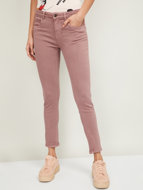 

Fame Forever by Lifestyle Women Pink Slim Fit Mid-Rise Clean Look Jeans