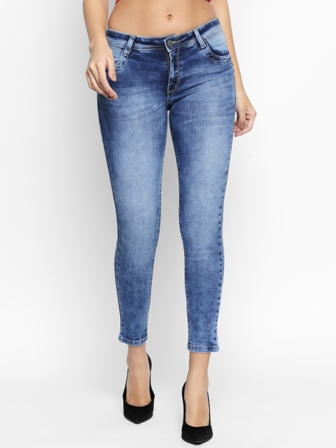 

PURPLE WATER Women Blue Slim Fit Jeans