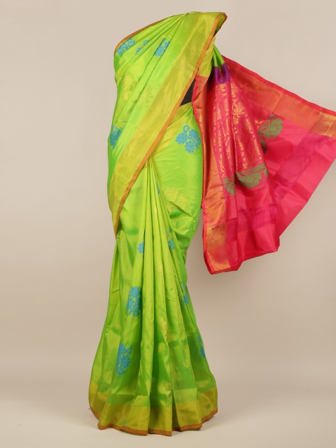 

Pothys Green Woven Design Art Silk Saree