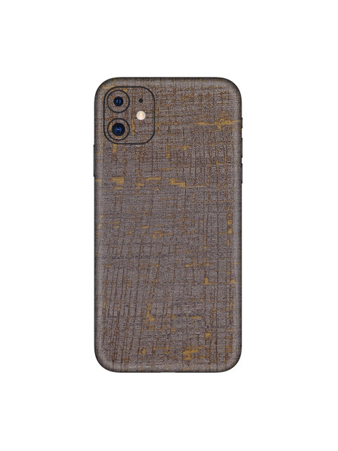

Trendy Skins Taupe & Gold-Toned Vintage Fabric Pattern iPhone 11 Mobile Skin