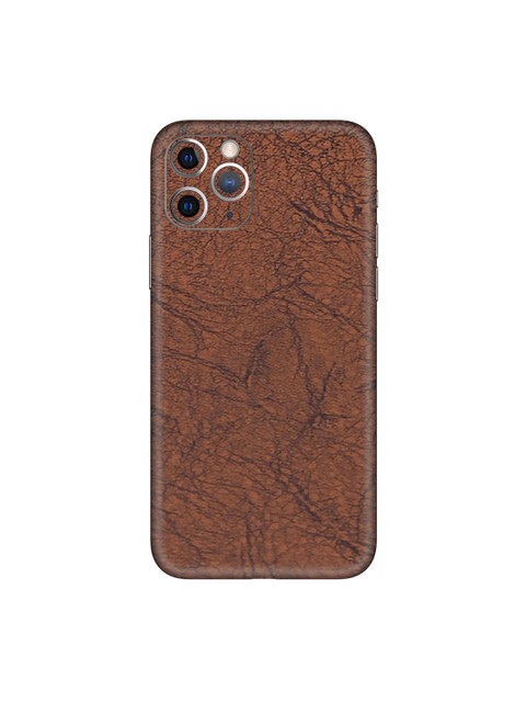 

Trendy Skins Brown & Black Vintage Leather Pattern iPhone 11 Pro Sustainable Mobile Skin