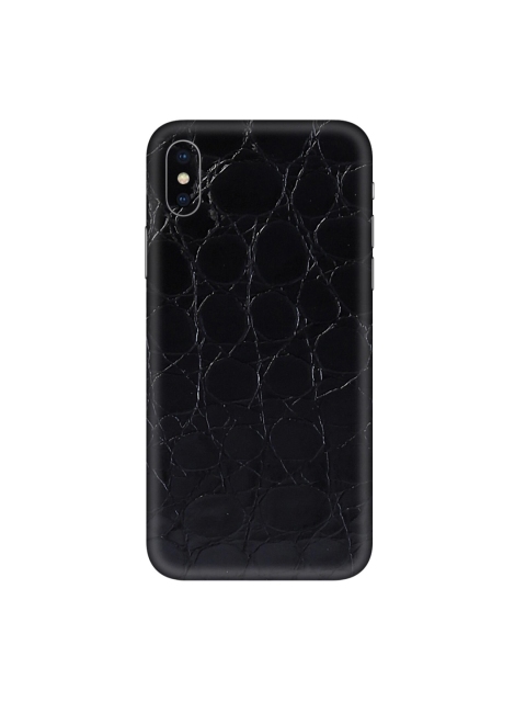

Trendy Skins Unisex Black Crocodile Pattern iPhone XS Mobile Skin