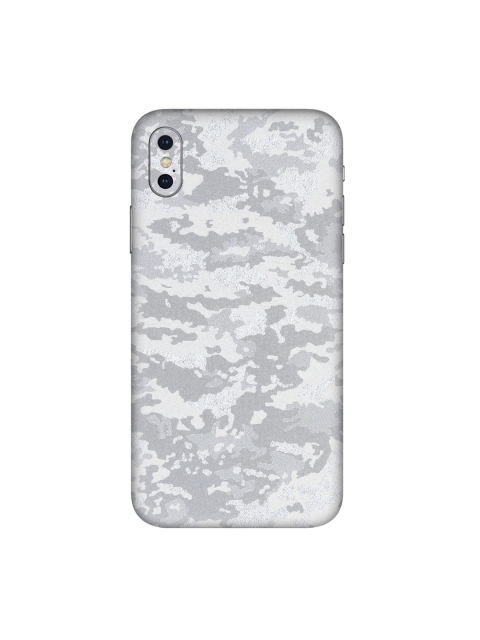 

Trendy Skins Unisex Silver & Grey Abstract iPhone XS Phone Sheet Skin