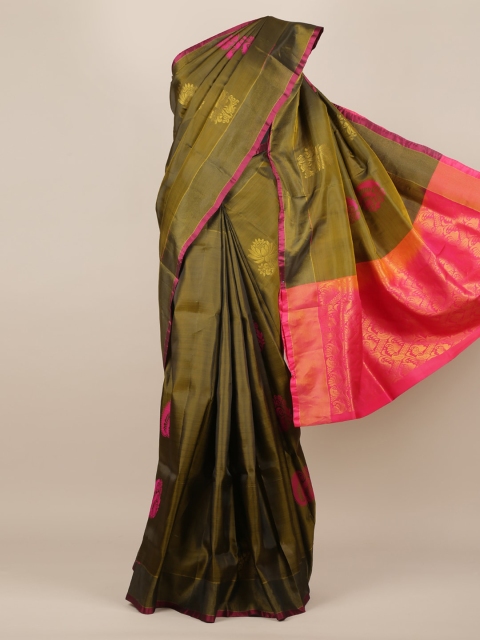 

Pothys Green Woven Design Art Silk Saree