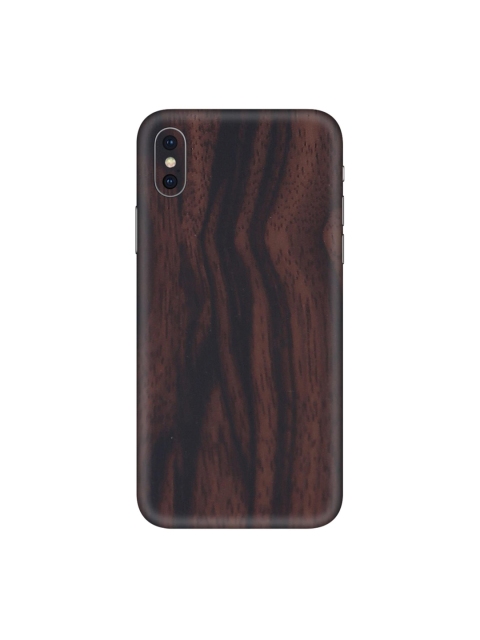 

Trendy Skins Brown Ebony Wood Pattern iPhone X Sustainable Mobile Skin