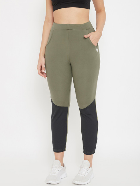 

C9 AIRWEAR Women Green Solid Track Pants