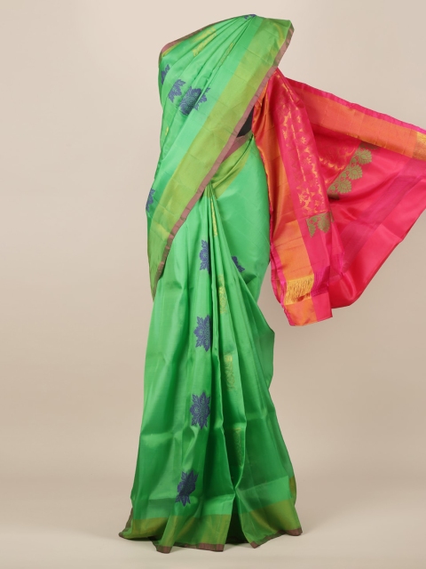 

Pothys Green Woven Design Art Silk Saree