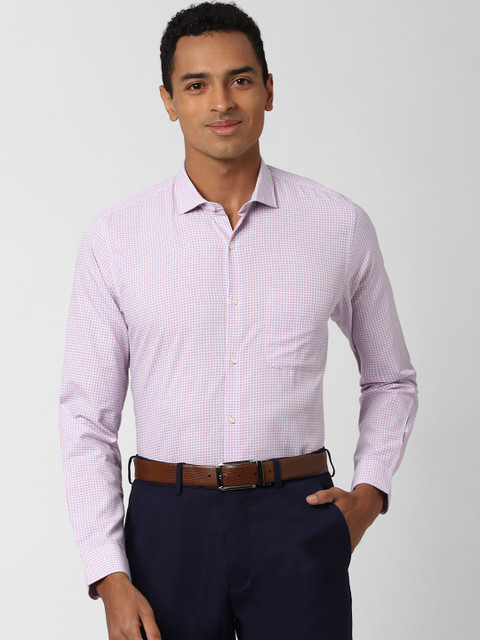 

Peter England Men Multicoloured Slim Fit Checked Casual Shirt, Multi