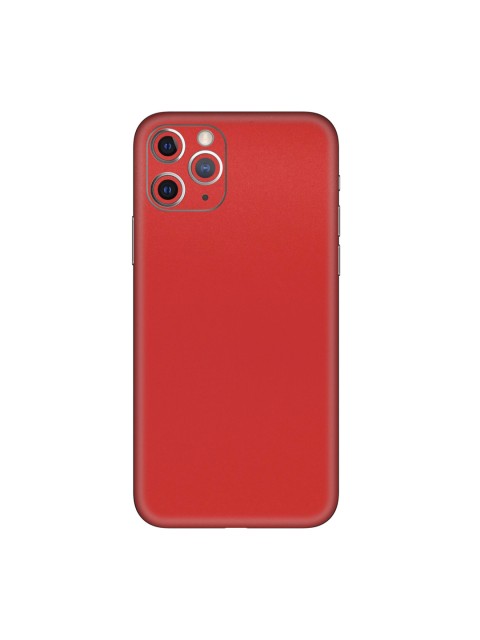 

Trendy Skins Red Matte Pattern Sustainable iPhone 11 Pro Phone Sheet Skin