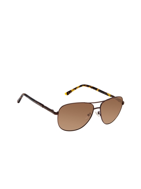 

David Blake Unisex Brown Lens & Aviator Sunglasses UV Protected Lens M_SGDB1454