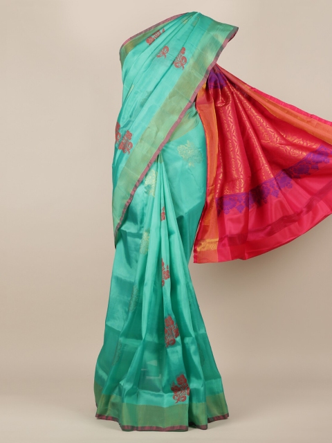 

Pothys Green Woven Design Art Silk Saree