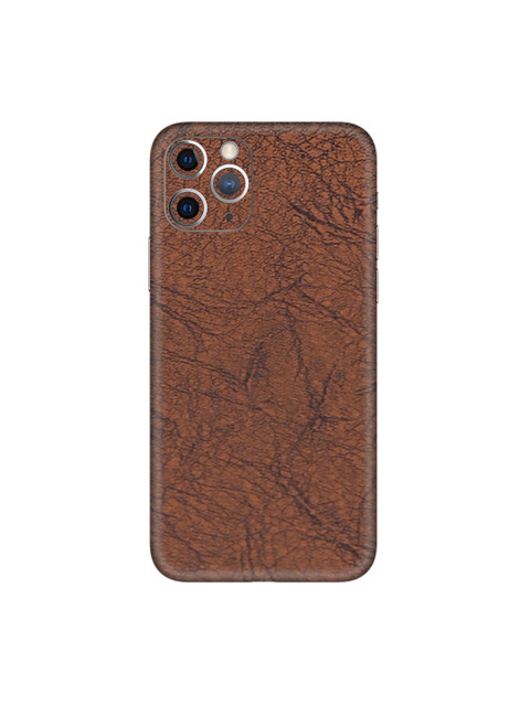

Trendy Skins Unisex Brown Vintage Leather Pattern iPhone 11 Pro Max Mobile Skin