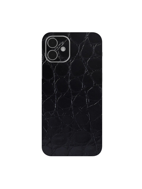 

Trendy Skins Unisex Black Crocodile Pattern iPhone 12 Mobile Skin