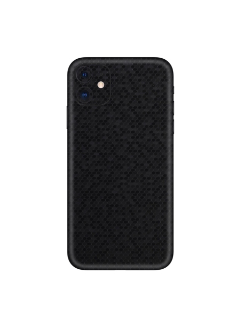 

Trendy Skins Unisex Black Honey Comb Pattern iPhone 11 Sustainable Back Cover