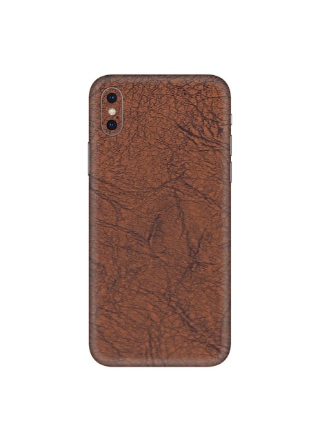 

Trendy Skins Brown Vintage Leather Pattern iPhone XS Max Mobile Skin