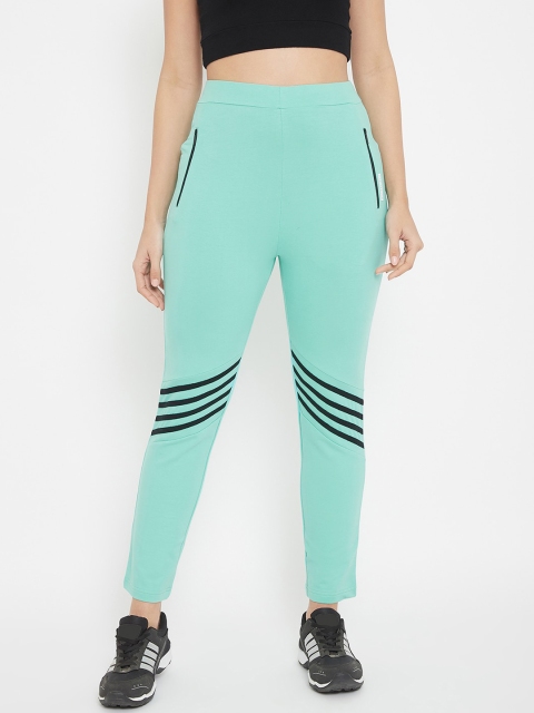 

C9 AIRWEAR Women Sea Green Solid Track Pants