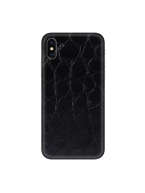 

Trendy Skins Unisex Black Crocodile Pattern iPhone X Mobile Skin