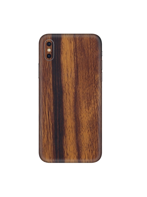 

Trendy Skins Brown Wood Pattern iPhone Xs Max Back Case
