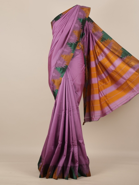 

Pothys Purple Solid Art Silk Saree