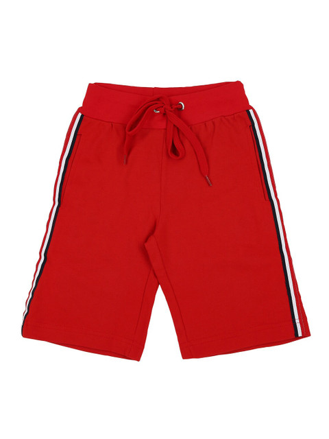 

RAINE AND JAINE Boys Red Solid Regular Fit Regular Shorts