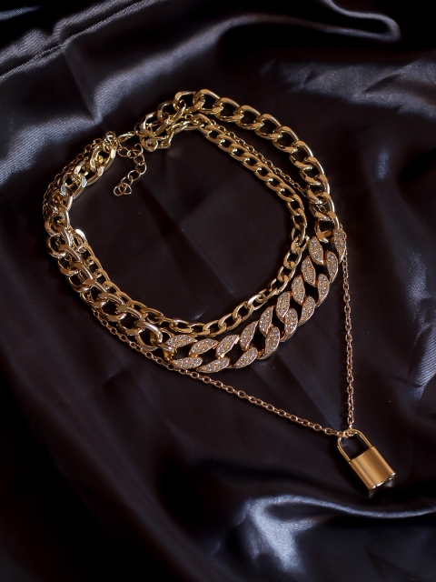 

Bellofox Gold-Toned Alloy Layered Necklace