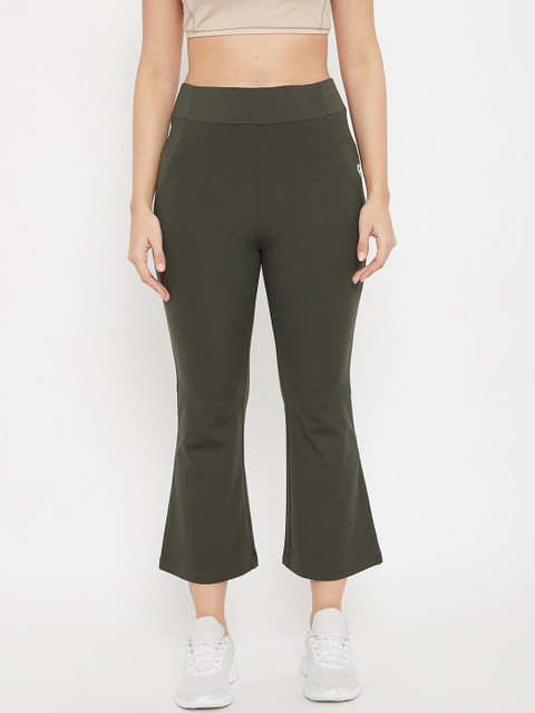 

C9 AIRWEAR Women Green Solid Track Pants