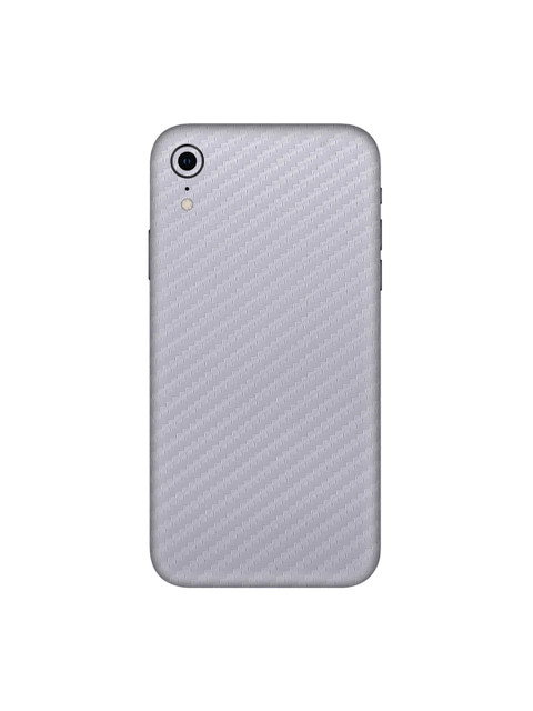 

Trendy Skins White Carbon Fibre Pattern iPhone XR Back Case