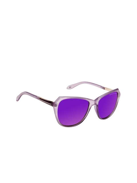 

David Blake Women Purple Lens & Butterfly Sunglasses M_SGDB1864-Matte Purple
