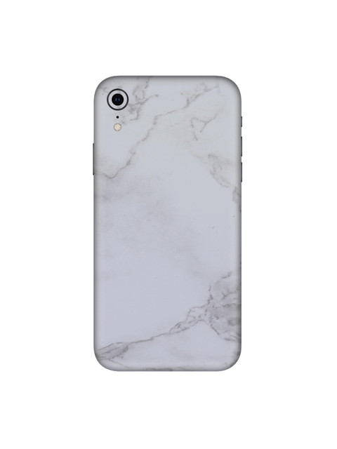 

Trendy Skins Unisex White Marble Pattern iPhone XR Mobile Skin