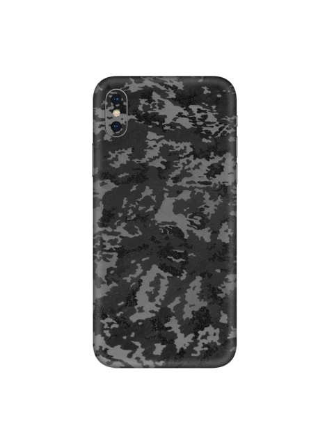 

Trendy Skins Unisex Charcoal Grey & Black Shadow Pattern iPhone Xs Max Back Cover