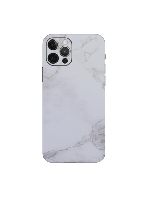 

Trendy Skins White & Grey Marble Pattern Sustainable iPhone 12 Pro Phone Sheet Skin