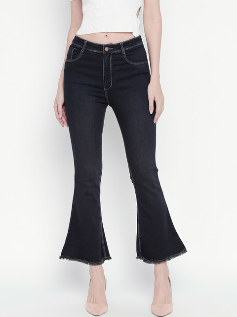 

PURPLE WATER Women Blue Slim Fit High-Rise Clean Look Jeans