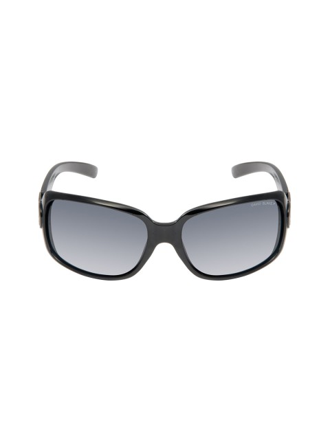 

David Blake Women Black Lens Cateye Sunglasses With Polarised & Uv Protected Lens
